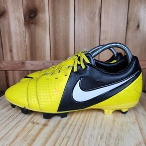 Nike‎ CTR360 Maestri II FG Soccer Shoes Mens US 8 Yellow Black Cleats 525170-710